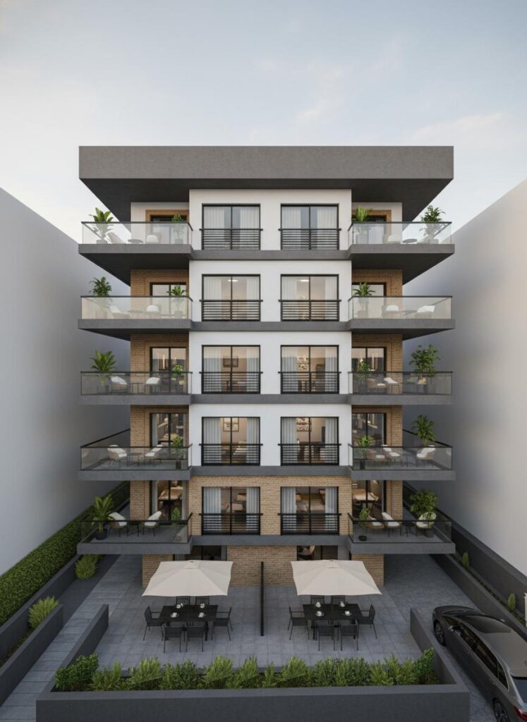 Bostanlı A01 Apartmanı Mimari